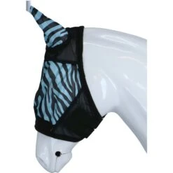 HKM Fliegenmaske Zebra Aqua/Schwarz -TRUS Pferd Geschaft agradi 44976042 3.93f8ec