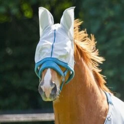 Waldhausen Fliegenmaske Protect Silbergrau -TRUS Pferd Geschaft agradi 44978511 4.b659ca