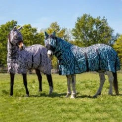 HKM Fliegenmaske Zebra Rose Rosa/Grau -TRUS Pferd Geschaft agradi 44986170 5.d04196