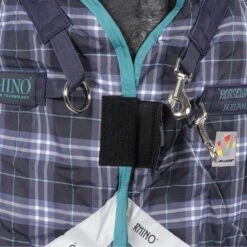 Rhino By Horseware Plus Turnout Medium Varilayer Navy Check 115/168 -TRUS Pferd Geschaft agradi 44998569 2.422075