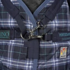 Rhino By Horseware Plus Turnout Heavy Varilayer Navy Check/Indigo -TRUS Pferd Geschaft agradi 44998636 1.323be7