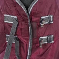 Weatherbeeta Fleecedecke Cooler Standard Neck Maroon/Grau/Weiß -TRUS Pferd Geschaft agradi 45009071 2.2f3d28