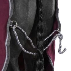 Weatherbeeta Fleecedecke Cooler Standard Neck Maroon/Grau/Weiß -TRUS Pferd Geschaft agradi 45009071 6.cda5ca