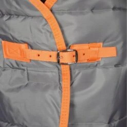 Weatherbeeta Comfitec 210D Channel Quilt Standard Neck Medium Gunmetal/Koralle 135/185 -TRUS Pferd Geschaft agradi 45009135 1.ae39c4