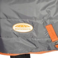 Weatherbeeta Comfitec 210D Channel Quilt Standard Neck Medium Gunmetal/Koralle 135/185 -TRUS Pferd Geschaft agradi 45009135 4.2de496