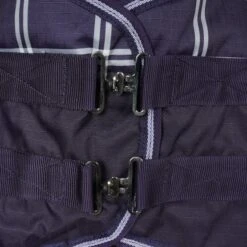 Saxon Decke Defiant 600D Combo Neck Heavy Navy/Weiß -TRUS Pferd Geschaft agradi 45009705 1.3b0980