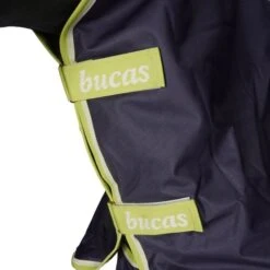 Bucas Oasis Turnout 200g & Neck Dark Grey/Lime -TRUS Pferd Geschaft agradi 45060101 3.0796ff