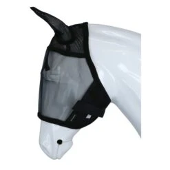 EQUITHÈME Fliegenmaske Anti-UV Ear Mesh Schwarz Warmblut -TRUS Pferd Geschaft agradi 45069093 3.aa6d17