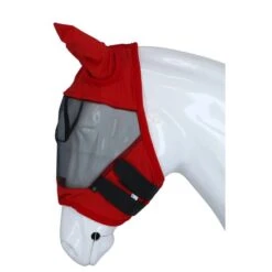 EQUITHÈME Fliegenmaske Anti-UV Doux Rot -TRUS Pferd Geschaft agradi 45069151 3.43e699