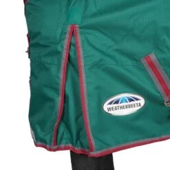 Weatherbeeta Regendecke Comfitec Plus Dynamic II Standard Neck Lite Grün/Grau/Rot -TRUS Pferd Geschaft agradi 45075993 4.7db813