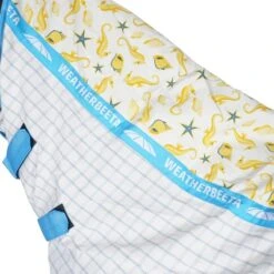 Weatherbeeta Sommerdecke Lite III Combo Neck Weiß/Blau/Rot -TRUS Pferd Geschaft agradi 45076087 3.92aeb8