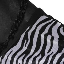 HKM Fliegendecke Zebra Mit Kreuzgurt Weiß/schwarz 145/195 -TRUS Pferd Geschaft agradi a1150463 2.bc5015