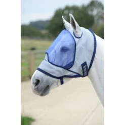 Bucas Buzz-Off Fliegenmaske Delux Blau -TRUS Pferd Geschaft bucas buzz off deluxe fly mask no ears 571 p1286.0e133c