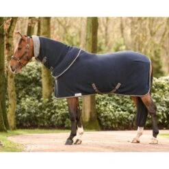 Dominick Fleecedecke Cosy Navy/Grau Dots -TRUS Pferd Geschaft dominick dom dominick cosy fleece 7.349d80