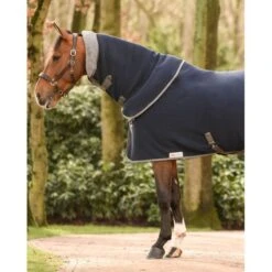 Dominick Fleecedecke Cosy Navy/Grau Dots -TRUS Pferd Geschaft dominick dom dominick cosy fleece 8.f3b2a3