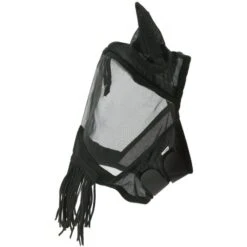 EQUITHÈME Fliegenmaske Anti-UV Franges Schwarz -TRUS Pferd Geschaft ekkia 306 925 202.551821