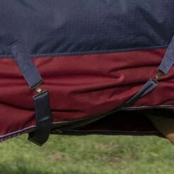 EQUITHÈME Outdoordecke Tyrex 1200D 0g Mit Halbem Hals Navy/Bordeaux -TRUS Pferd Geschaft ekkia z06784 400 934 463 ambi1 det2.7b4051 1