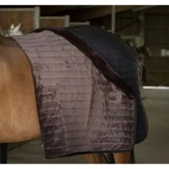 EQUITHÈME Stalldecke Teddy Gefüttert Mit Synthetischem Schaffell Schwarz/Braun -TRUS Pferd Geschaft ekkia z07135 400 809 163 det.29626c