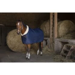 EQUITHÈME Stalldecke Teddy Gefüttert Mit Synthetischem Schaffell Schwarz/Braun -TRUS Pferd Geschaft ekkia z07135 400 809 763 ambi.90cd6f