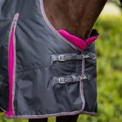 HB Ruitersport Winterdecke Showtime 300g Dark Grey/Raspberry -TRUS Pferd Geschaft hb 1415 3.25daa1