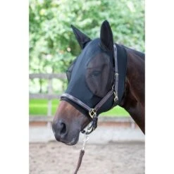 Harry's Horse Fliegenmaske SkinFit Mit Ohren Schwarz -TRUS Pferd Geschaft hh 31300016 zwart.a37368