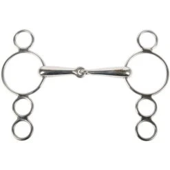 Harry's Horse Vierfachringtrense 3 Zusätzliche Ringe