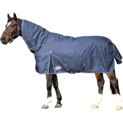 HKM Outdoordecke Champion Combo Winter 100g Dunkelblau -TRUS Pferd Geschaft hkm 13093 2.e98523