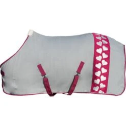 HKM Abschwitzdecke Sweet Valentine Rosa Silber