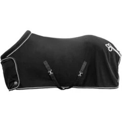 HKM Fleecedecke Mit Kragen Schwarz -TRUS Pferd Geschaft hkm 7224 9100.916c14