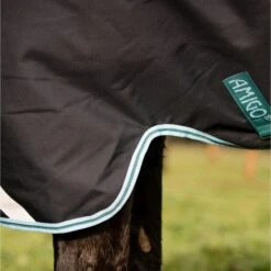 Amigo By Horseware Bravo 12 Plus Turnout Medium 250g Navy/Aqua -TRUS Pferd Geschaft hw aarp72 bde0 amigo bravo 12 plus turnout medium 250g 4.5017e9