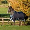 Amigo By Horseware Bravo 12 Turnout Disc Front 100g Navy/Türkis