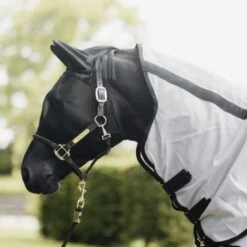 Kentucky Horsewear Kentucky Fliegenmaske Classic Mit Ohren Silber
