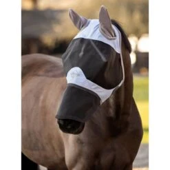 LeMieux Fliegenmaske Visor-Tek Full Wisteria -TRUS Pferd Geschaft lmx 3n6a0397 blackbinding copy.b565d5 1