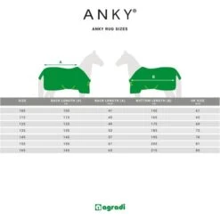 ANKY Sommerdecke Cool Net Navy 115/155 -TRUS Pferd Geschaft maattabel rugsizes anky.a4e894