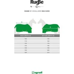 RugBe By Covalliero Führanlagendecke Schwarz -TRUS Pferd Geschaft maattabelboots rugsizes rugbe bycovalliero.1e69d9