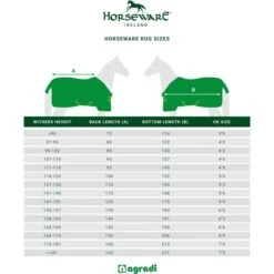 Amigo By Horseware Bravo 12 Plus Turnout Heavy 400g Storm Green -TRUS Pferd Geschaft maattabellen rugsizes horseware.f579b0 40