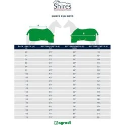 Shires Turnout Lite Combo 0g Teal -TRUS Pferd Geschaft maattabellen rugsizes shires.504c5d 4