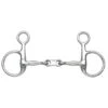 Shires Bauchergebiss Dubbel Gebroken Edelstahl