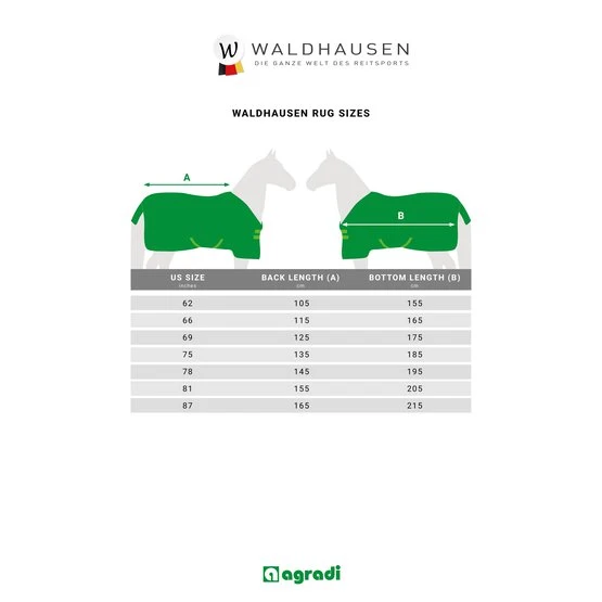 Waldhausen Fliegendecke Fleece Comfort Grau 8 Waldhausen Fliegendecke Fleece Comfort Grau – Bild 8