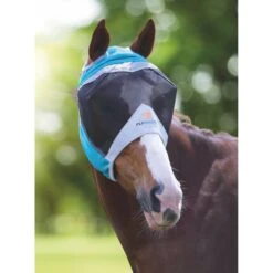 Shires Fliegenmaske Mit Ohrausschnitt Schwarz -TRUS Pferd Geschaft shires 6663 teal 1.b13ccf