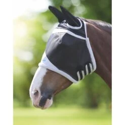 Shires Fliegenmaske Mit Ohren Robust Mesh Schwarz -TRUS Pferd Geschaft shires 6668 black.6e628e