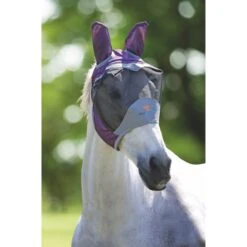 Shires Fliegenmaske Deluxe Mit Ohren Violett -TRUS Pferd Geschaft shires 6670 purple 1.85af8c 1