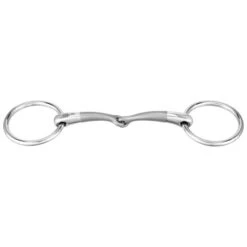 Sprenger Unterlegtrense Satinox 12mm RVS Doppeltgebrochen