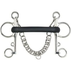 Sprenger Pelham Rubber Mullen Mouth 18mm Ungebrochen