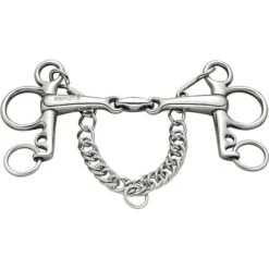 Sprenger Pelham Stainless Steel Short Shank 16mm Doppelt Gebrochen