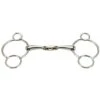 Stübben 3 Ring Trense Doppelt Gebrochen Edelstahl