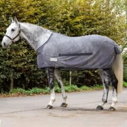 Waldhausen Fliegendecke Comfort Mit Bauchlatz Grau