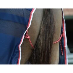 Weatherbeeta Standard Neck Scrim Cooler Navy/Rot/Weiß -TRUS Pferd Geschaft wb 654566 wb scrim cooler stn image feature tail cord.fc7526