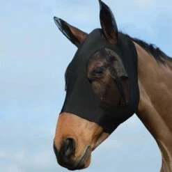 Weatherbeeta Fliegenmaske Stretch Bug Eye Saver Mit Ohren Schwarz/Schwarz -TRUS Pferd Geschaft wb 819102 wb stretch bug eye saver image lifestyle.66bb81