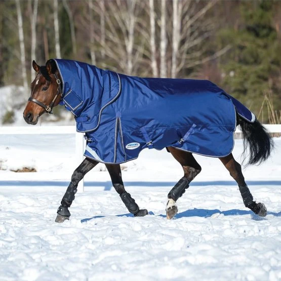 Weatherbeeta Winterdecke Comfitec Ultra Tough II Detach-A-Neck Medium 1680D 100g Blau/Charcoal/Weiß 1 Weatherbeeta Winterdecke Comfitec Ultra Tough II Detach-A-Neck Medium 1680D 100g Blau/Charcoal/Weiß